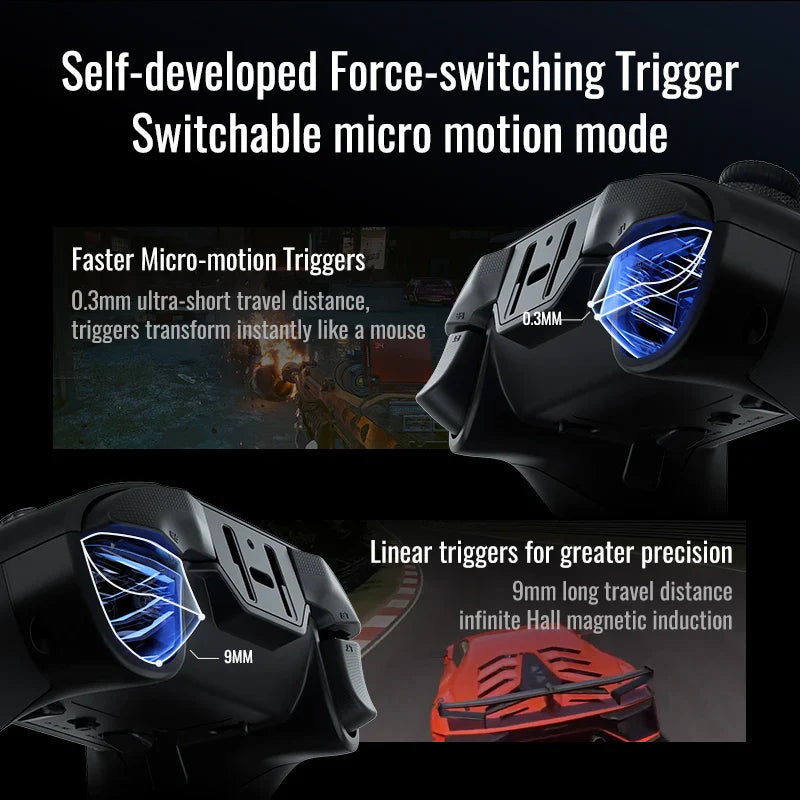 2025 Viral Flydigi Vader 4 Pro Hall Effect Controller - Elite No-Drift Gamepad Switch/PC/Android