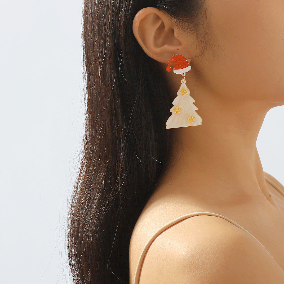 Creative Niche Fashion Temperament Trendy Festive Acrylic Earrings kfghf899 Store