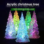LED Acrylic Colorful Christmas Tree Night Light Dazzle Frenzy