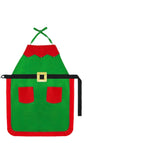 Christmas Party Apron and Hat Set Dazzle Frenzy