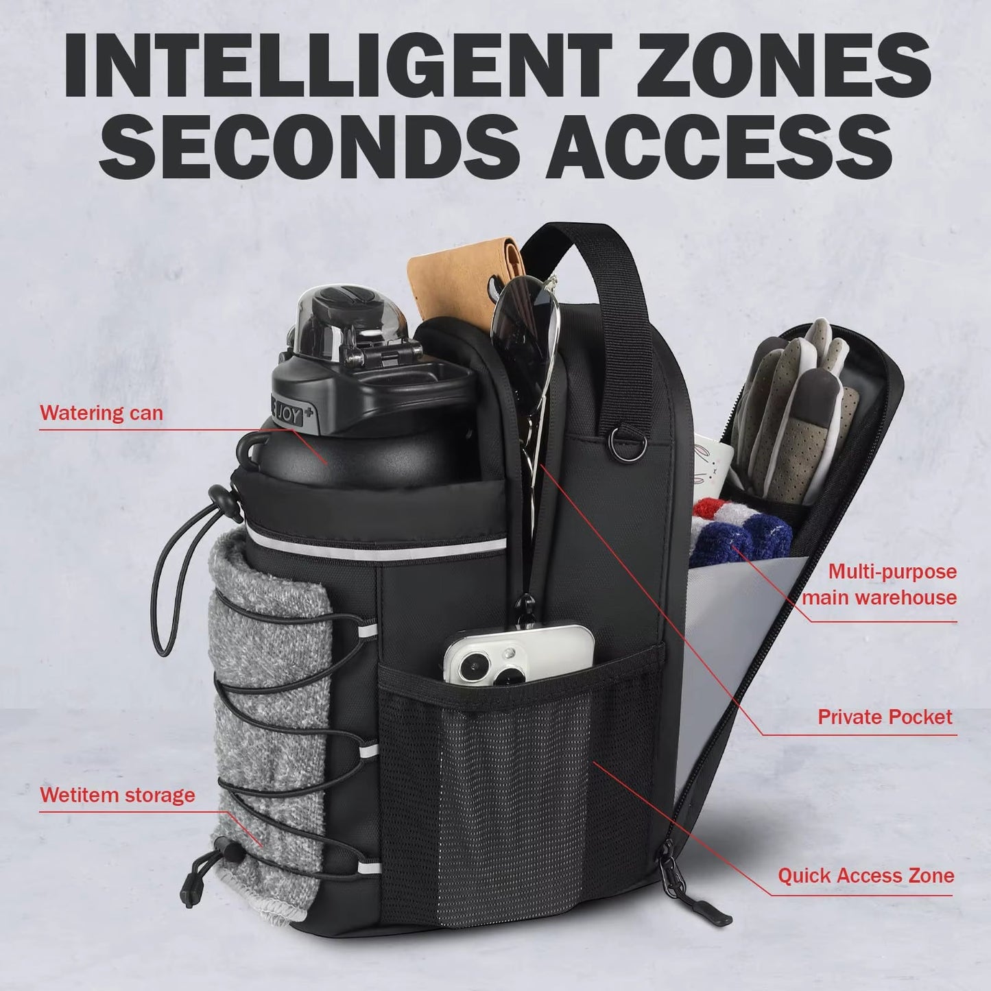 2025 Viral Magnoji Magnetic Gym Bag - 4 Strong Magnets 64oz Mug Holder Hands-Free Fitness Dazzle