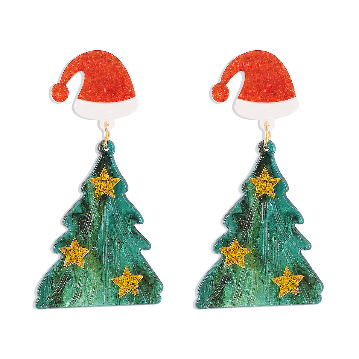 Creative Niche Fashion Temperament Trendy Festive Acrylic Earrings kfghf899 Store