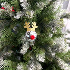 Mirror Elk Horn Christmas Ball Tree Decoration Pendant Dazzle Frenzy