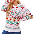 Pink Sweet Knitted Sweater Autumn And Winter kfghf899 Store