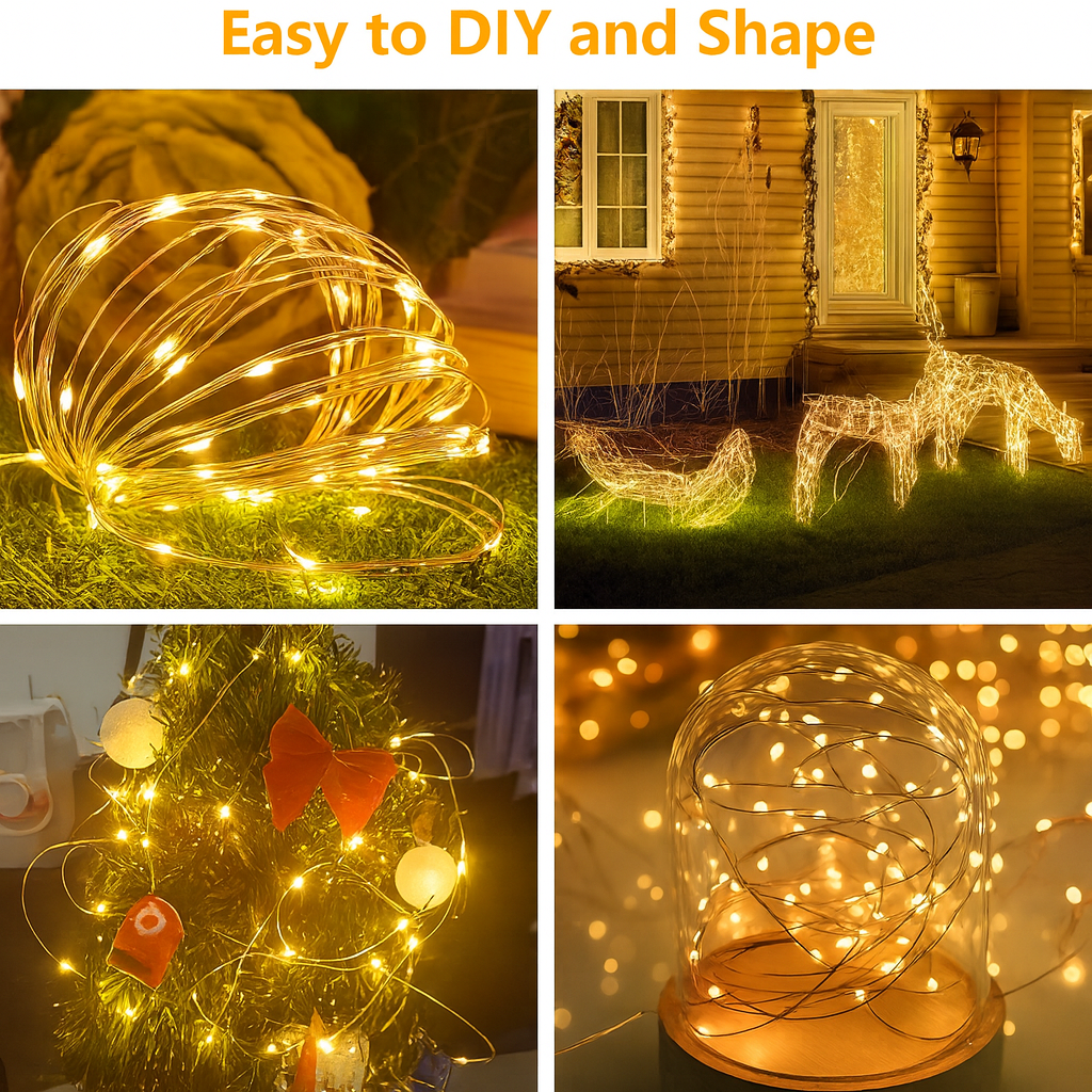 2025 Viral Nordic Luxe Solar Flower Glow Lights - Magical Garden String Curtain Dazzle