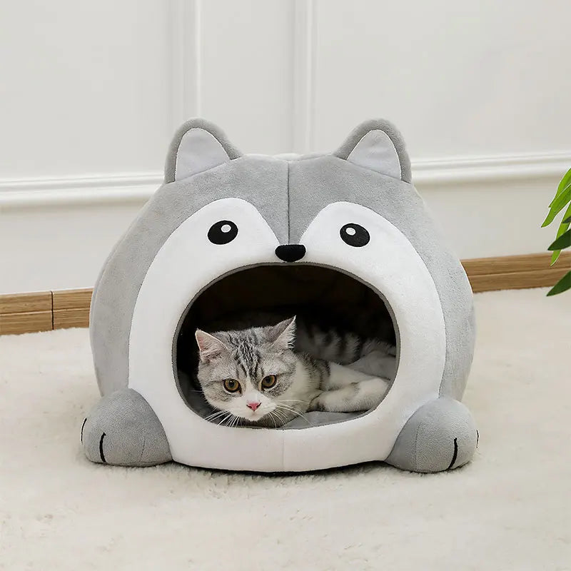 2025 Viral PurrfectPlek Cat Puppy Cushion - Ultra Soft Plush Cozy Nap Den Dazzle