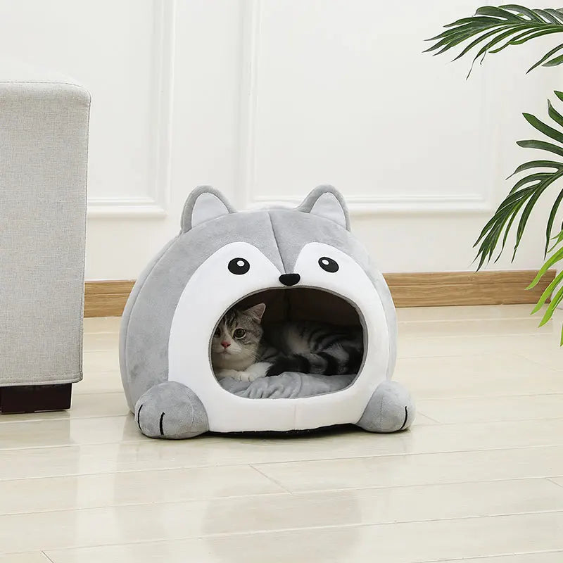 2025 Viral PurrfectPlek Cat Puppy Cushion - Ultra Soft Plush Cozy Nap Den Dazzle