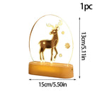 Christmas Personalized Acrylic LED Night Lights 2025 New Year Christmas Kids Gift Christmas Ornaments Atmosphere Lights Dazzle Frenzy