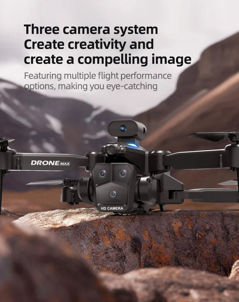 2025 Viral C10 Drone HD Camera - App Controlled 150m Range 20min Flight Light Aerial Dazzle