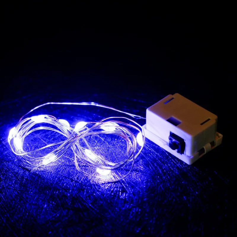 LED Fairy Lights Button Battery Light String Christmas Wedding New Year Bedroom Living Room Garden Decoration Garland Dazzle Frenzy