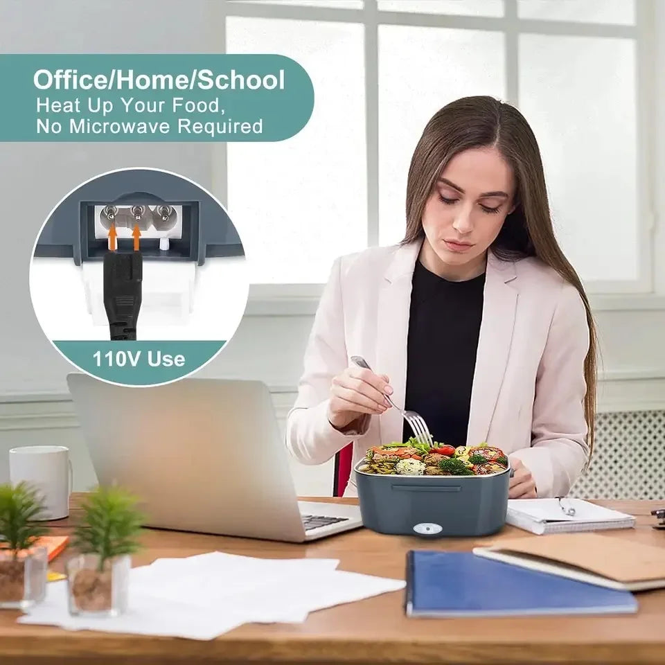 2025 Viral 1.5L Electric Lunch Box - Portable Hot Meal Warmer Leakproof Food Heater