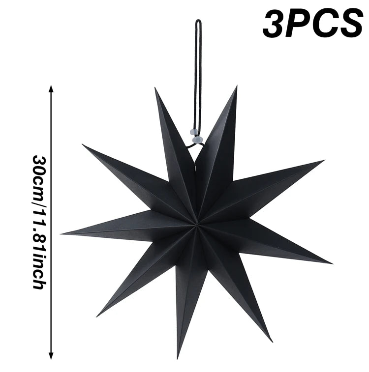 Hollow Star Hanging Pendants Christmas Decoration 2025 for Home Navidad Natal Noel Gifts Christmas Ornaments New Year 2026 Dazzle Frenzy