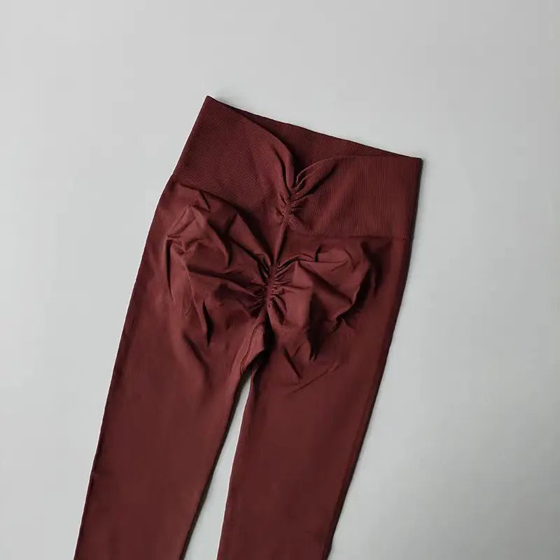 High Waist Scrunch Butt Yoga Pants Women – Viral Push-Up Leggings High Elastic Gym Tights for Workout, Running & Fitness | Breathable & Squat-Proof 2025