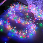3/6/9M USB Power LED Firecracker String Lights Remote Control Garland Fairy Lights for Wedding Party Garden Christmas Decoration Dazzle Frenzy