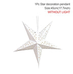 Hollow Star Hanging Pendants Christmas Decoration 2025 for Home Navidad Natal Noel Gifts Christmas Ornaments New Year 2026 Dazzle Frenzy