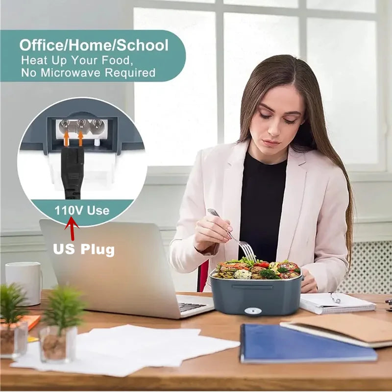 2025 Viral 1.5L Electric Lunch Box - Portable Hot Meal Warmer Leakproof Food Heater