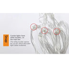 110V 220V Snowflakes  Curtain Garland on The Window Fairy Lights New Year Garland Festoon Led Lights String Christmas Decor Dazzle Frenzy