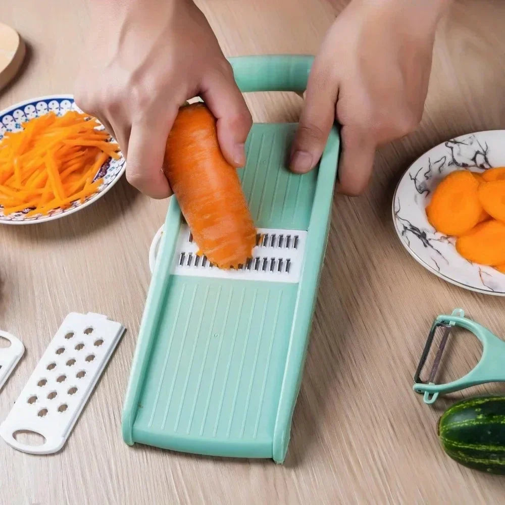 2025 Viral 5-in-1 Vegetable Chopper - Multi-Functional Onion Slicer Dicer Kitchen Gadget Dazzle