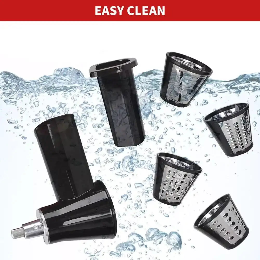 2025 Viral Stand Mixer Slicer Shredder Attachment - Professional Cheese Grater Veggie Chopper Bundle