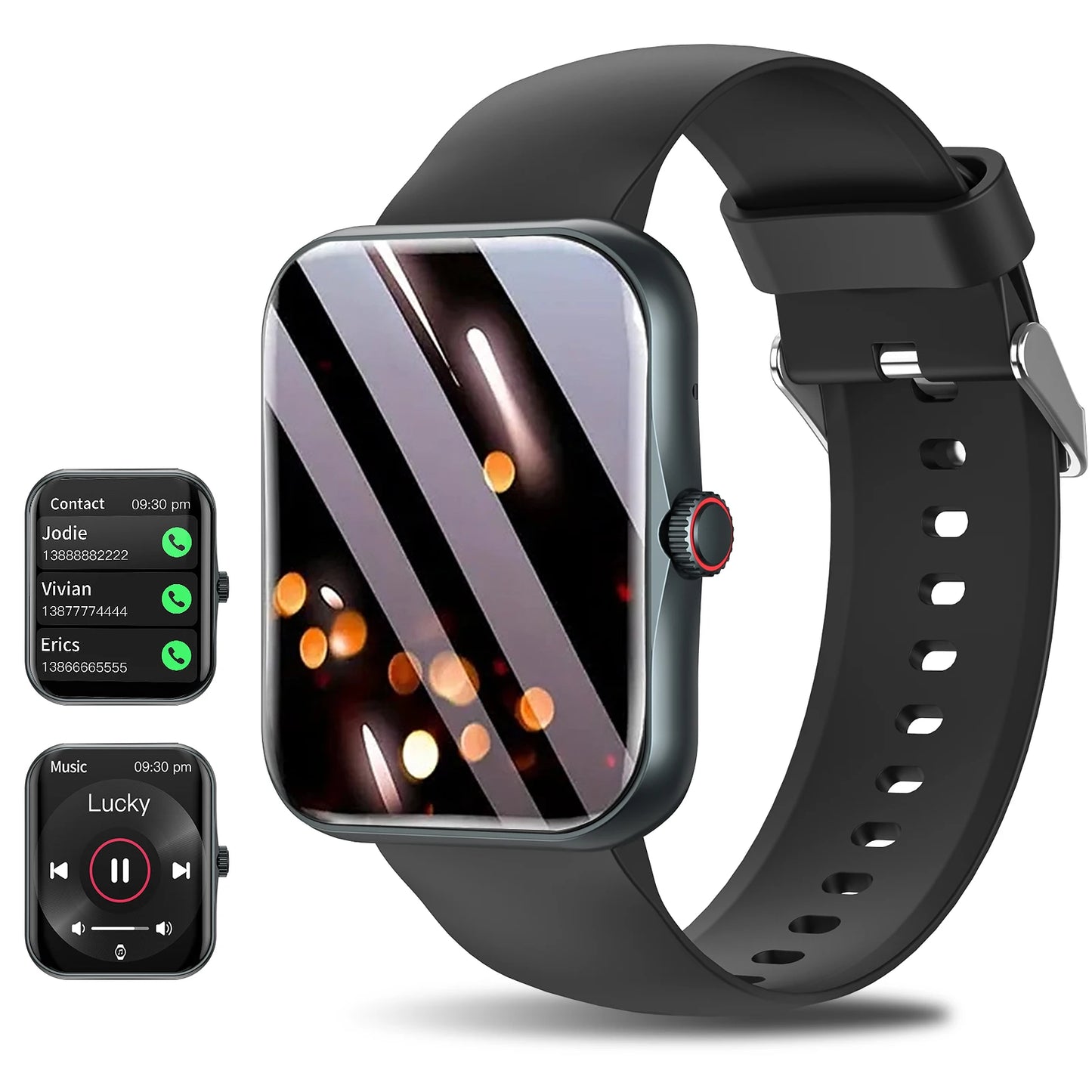 2025 Viral 1.83" Bluetooth Smartwatch - Calling Fitness Tracker Custom Wallpaper 100+ Sports Modes Dazzle