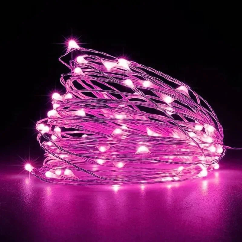 LED String Lights Atmosphere Small Colored Light USB Battery Powered Fairy Lights For Christmas Outdoor Room Festival Decor Dazzle Frenzy