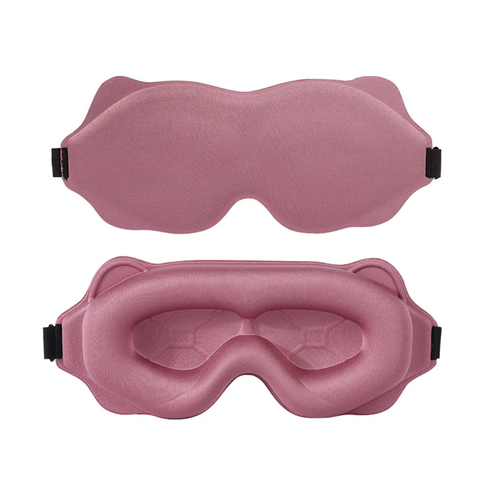 2025 Viral 3D Sleep Mask - Total Blackout High-Tech Foam No Light Leak Travel Eyeshade Dazzle