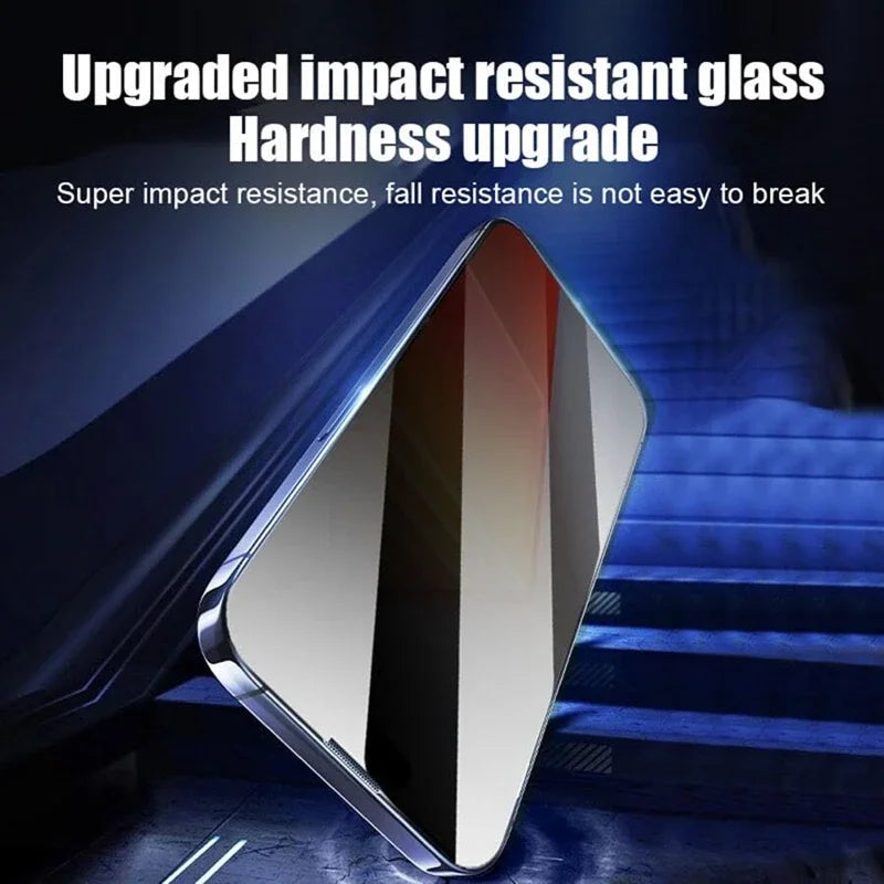2025 Viral 8K Privacy Tempered Glass - Anti-Spy Dust-Free Screen Protector iPhone 11-16 1-3pcs