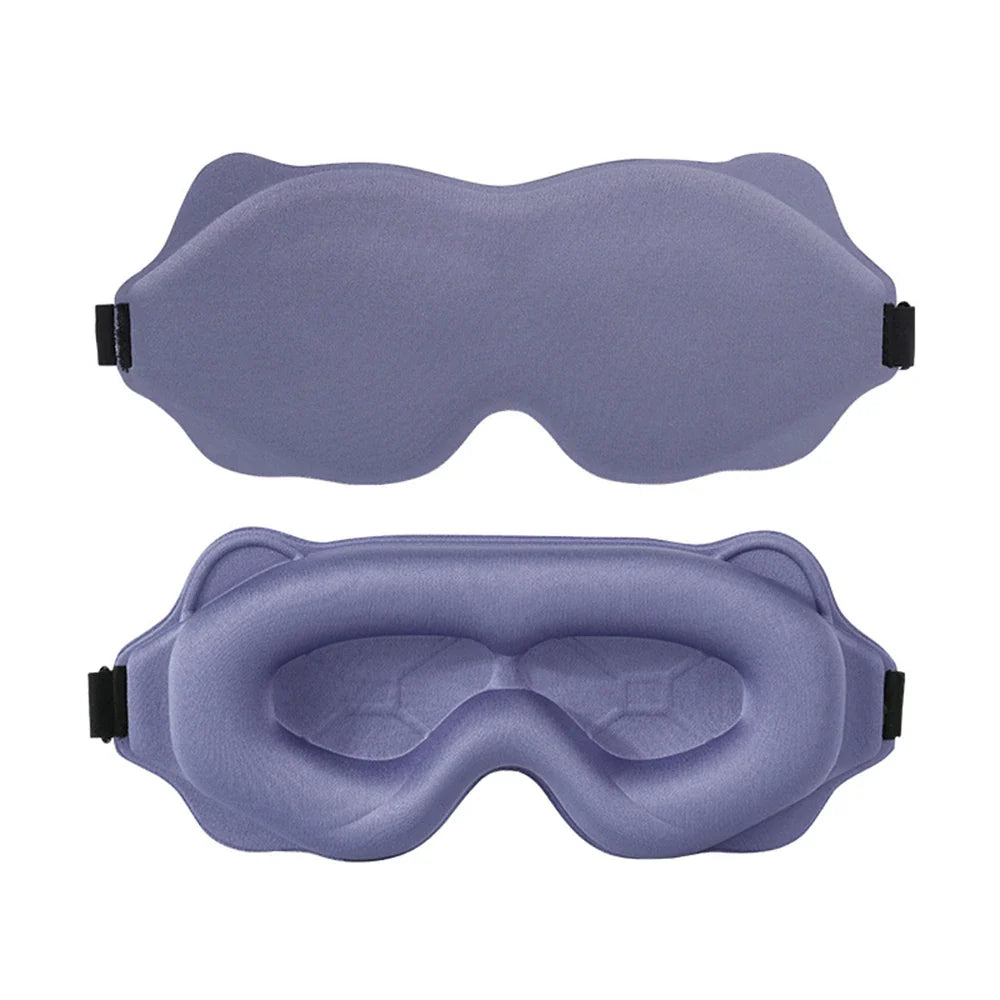 2025 Viral 3D Sleep Mask - Total Blackout High-Tech Foam No Light Leak Travel Eyeshade Dazzle