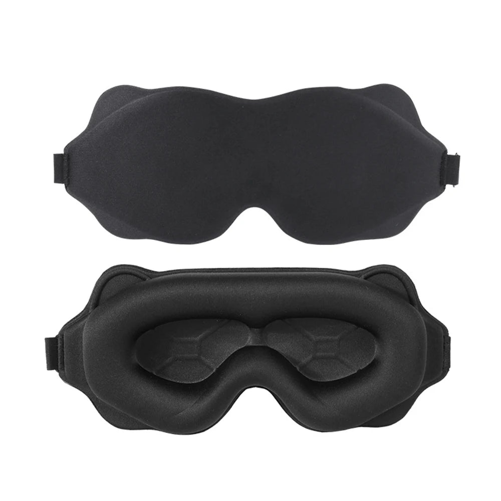 2025 Viral 3D Sleep Mask - Total Blackout High-Tech Foam No Light Leak Travel Eyeshade Dazzle
