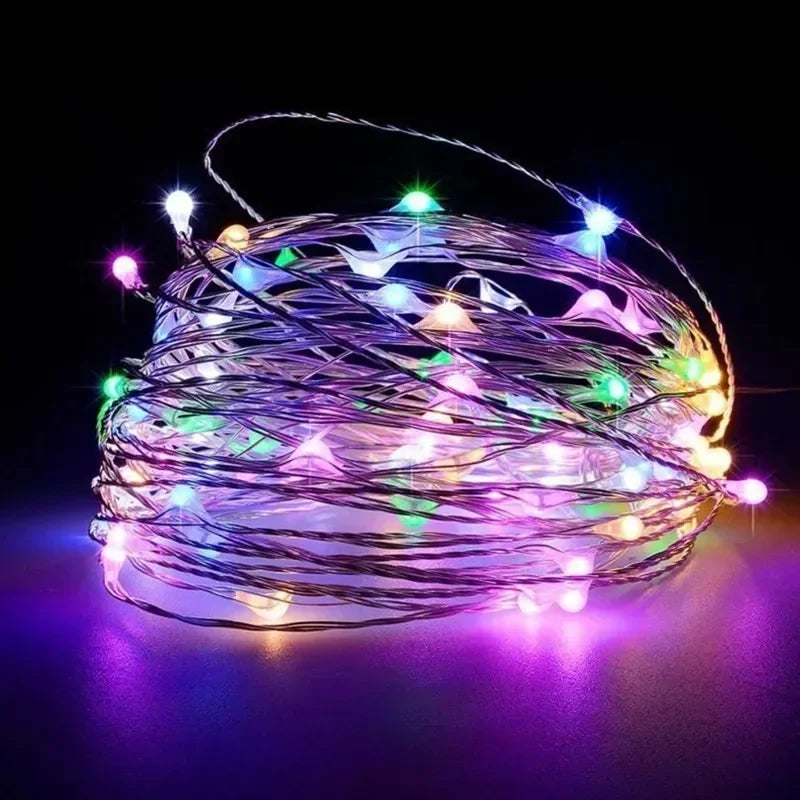 LED String Lights Atmosphere Small Colored Light USB Battery Powered Fairy Lights For Christmas Outdoor Room Festival Decor Dazzle Frenzy