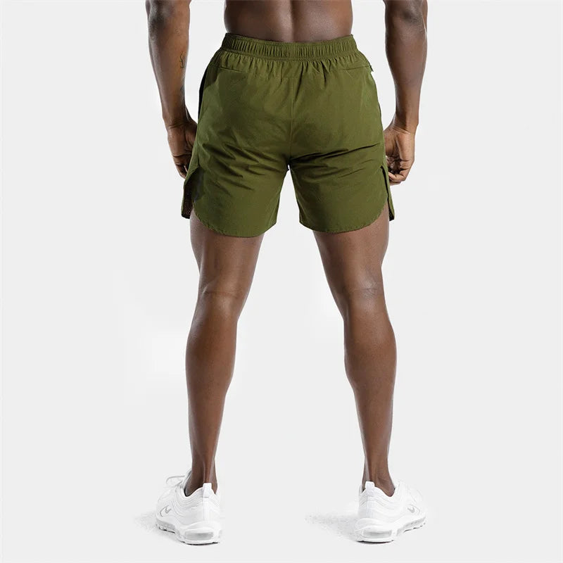 2025 Viral Stoic Empire Men's Gym Shorts - Quick Dry Double Layer Hidden Pocket Training Dazzle