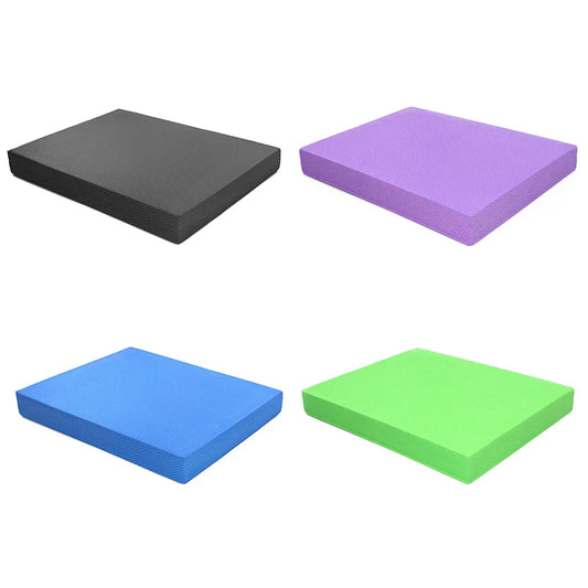 TPE Yoga Mat Soft Balance Pad Cushion Trainer Gym Pilates Block Fitness Knee Pad Thickened Balance Board Supplies