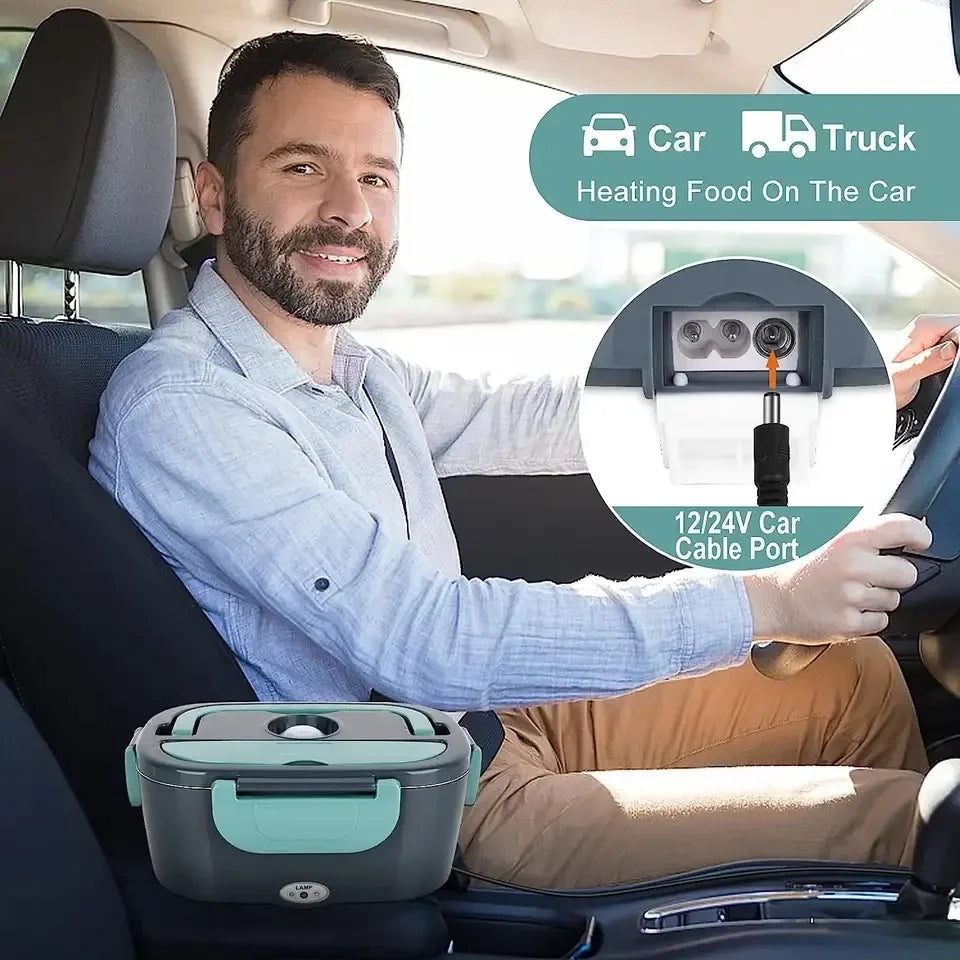 2025 Viral 1.5L Electric Lunch Box - Portable Hot Meal Warmer Leakproof Food Heater