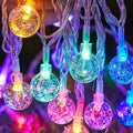1.5-10m LED Crystal Ball Garland String Lights Indoor Decor Holiday Christmas Lamp 10/20/40/80 LED Fairy Lights Battery Operated Dazzle Frenzy