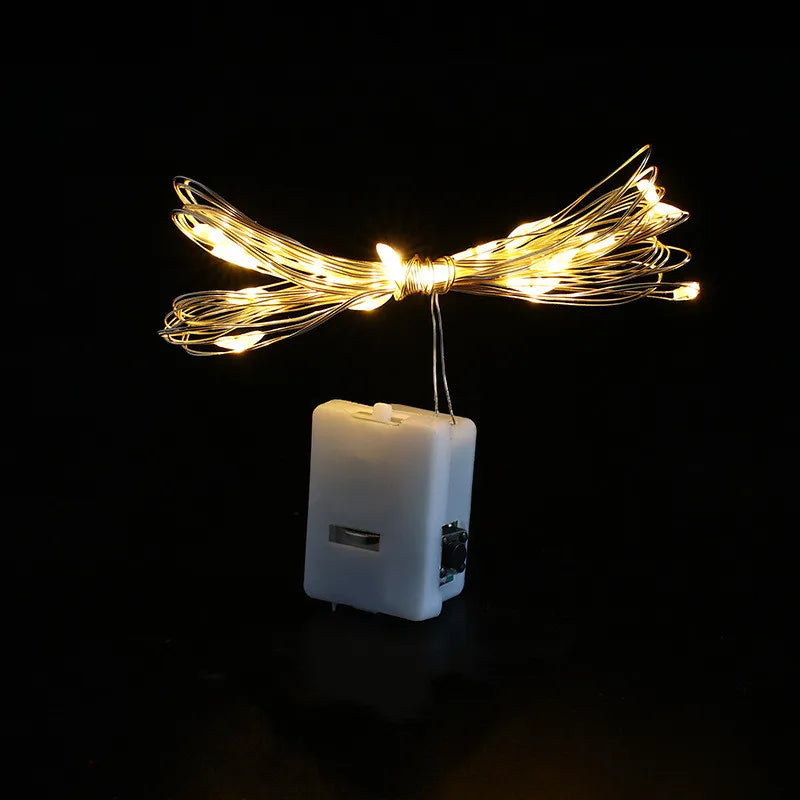 LED Fairy Lights Button Battery Light String Christmas Wedding New Year Bedroom Living Room Garden Decoration Garland Dazzle Frenzy