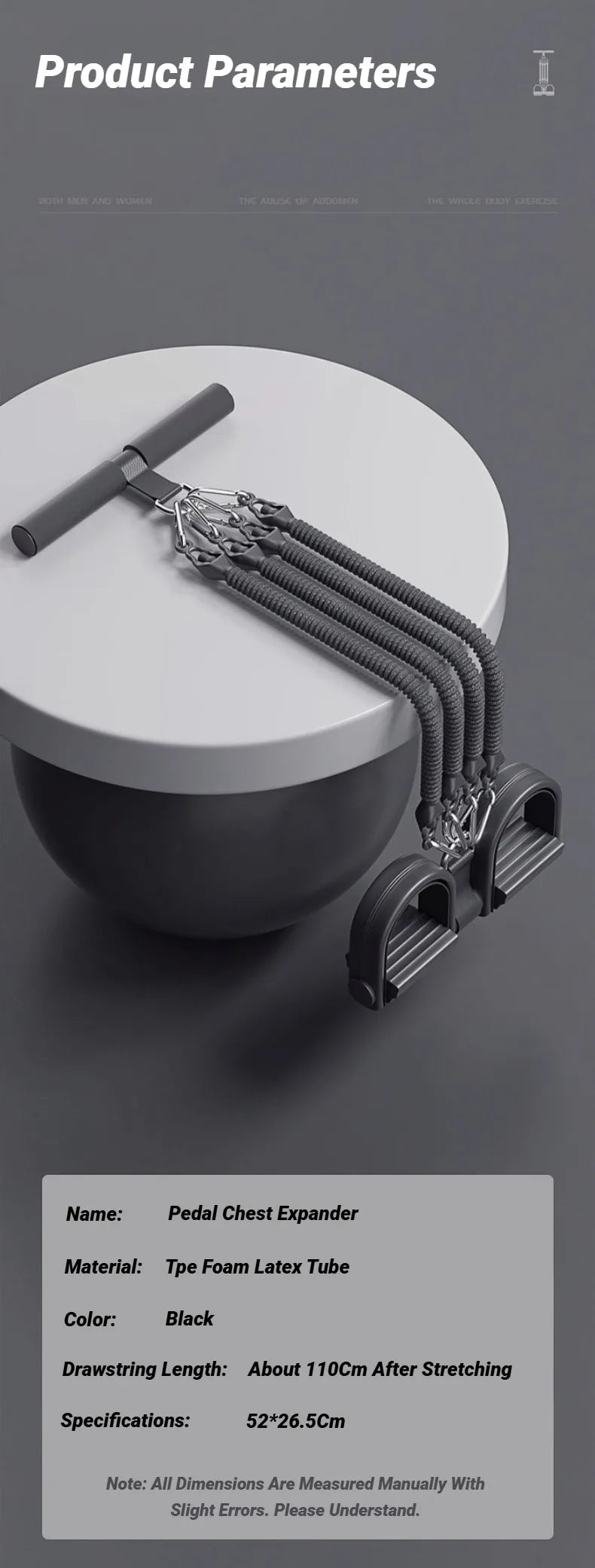 2025 Viral Mens Pedal Exerciser Tensioner - Back Ab Core Waist Full Body Home Workout Dazzle