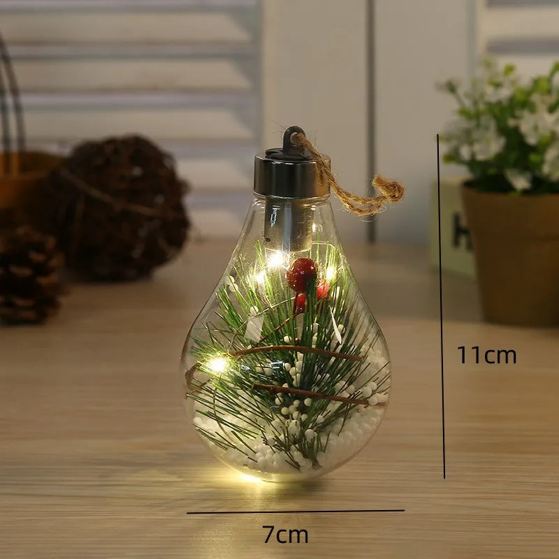 LED Fairy Bulb Lights with Leaf Globe Twinkle For Birthday Wedding Party Thanksgiving Mother's day Christmas Decor Night Lamp Dazzle Frenzy