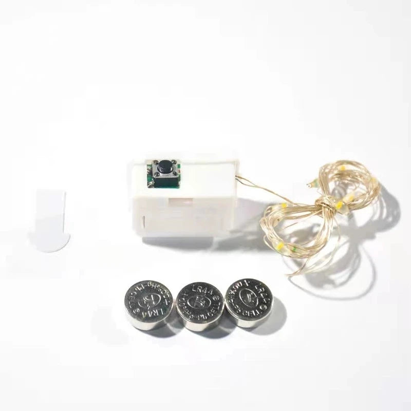 LED Fairy Lights Button Battery Light String Christmas Wedding New Year Bedroom Living Room Garden Decoration Garland Dazzle Frenzy