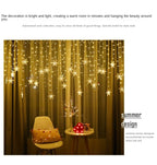 110V 220V Snowflakes  Curtain Garland on The Window Fairy Lights New Year Garland Festoon Led Lights String Christmas Decor Dazzle Frenzy