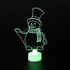 Christmas Personalized Acrylic LED Night Lights 2025 New Year Christmas Kids Gift Christmas Ornaments Atmosphere Lights Dazzle Frenzy