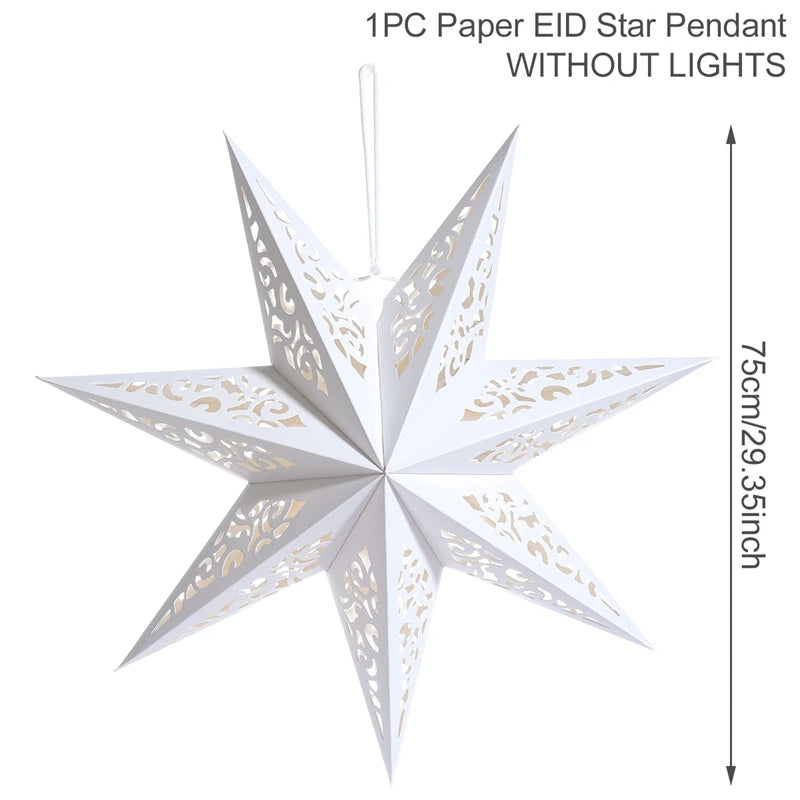 Hollow Star Hanging Pendants Christmas Decoration 2025 for Home Navidad Natal Noel Gifts Christmas Ornaments New Year 2026 Dazzle Frenzy