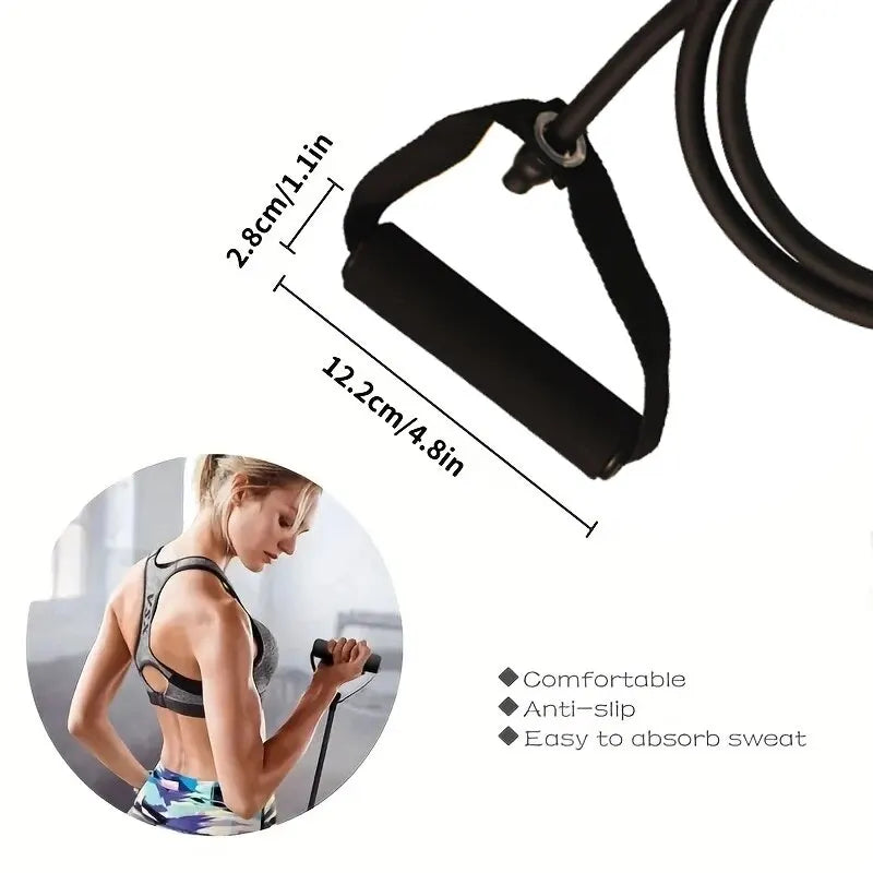 2025 Viral Premium Resistance Bands Set - Full Body Workout Light to Extra Heavy Non-Slip Dazzle