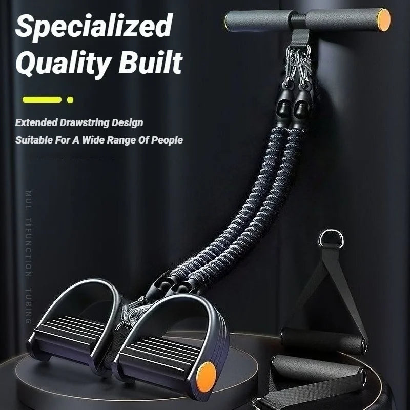 2025 Viral Mens Pedal Exerciser Tensioner - Back Ab Core Waist Full Body Home Workout Dazzle