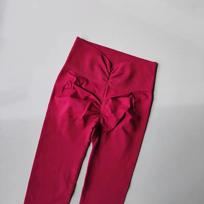 High Waist Scrunch Butt Yoga Pants Women – Viral Push-Up Leggings High Elastic Gym Tights for Workout, Running & Fitness | Breathable & Squat-Proof 2025