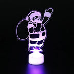 Christmas Personalized Acrylic LED Night Lights 2025 New Year Christmas Kids Gift Christmas Ornaments Atmosphere Lights Dazzle Frenzy