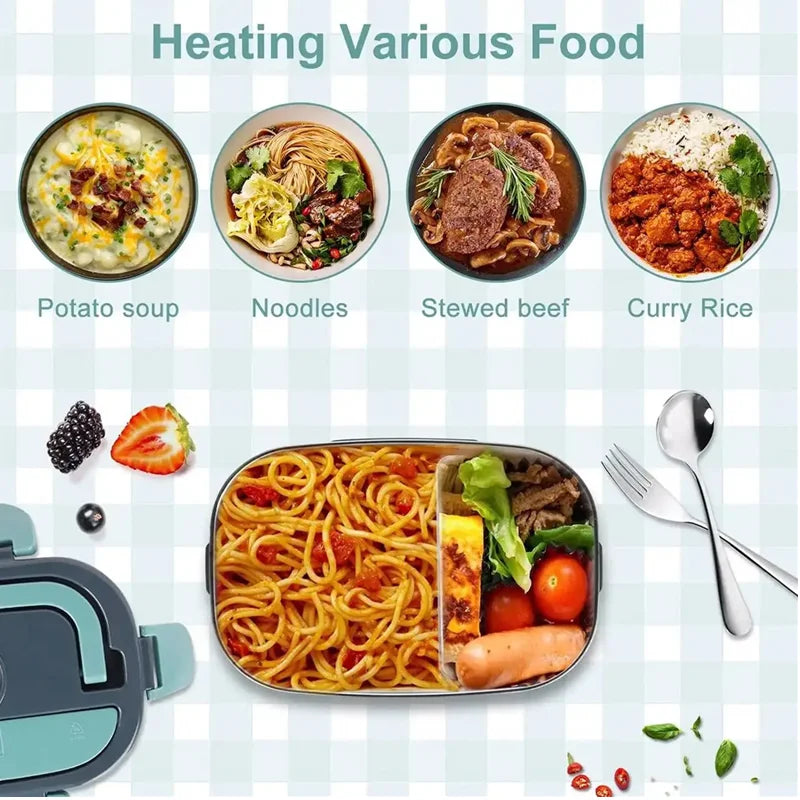 2025 Viral 1.5L Electric Lunch Box - Portable Hot Meal Warmer Leakproof Food Heater