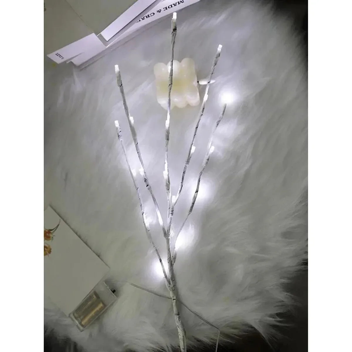 1 PC White Birch Branch Light LED Festive Lights Battery Operated For Christmas Party Wedding Decoration Twig Outdoor Lights Dazzle Frenzy