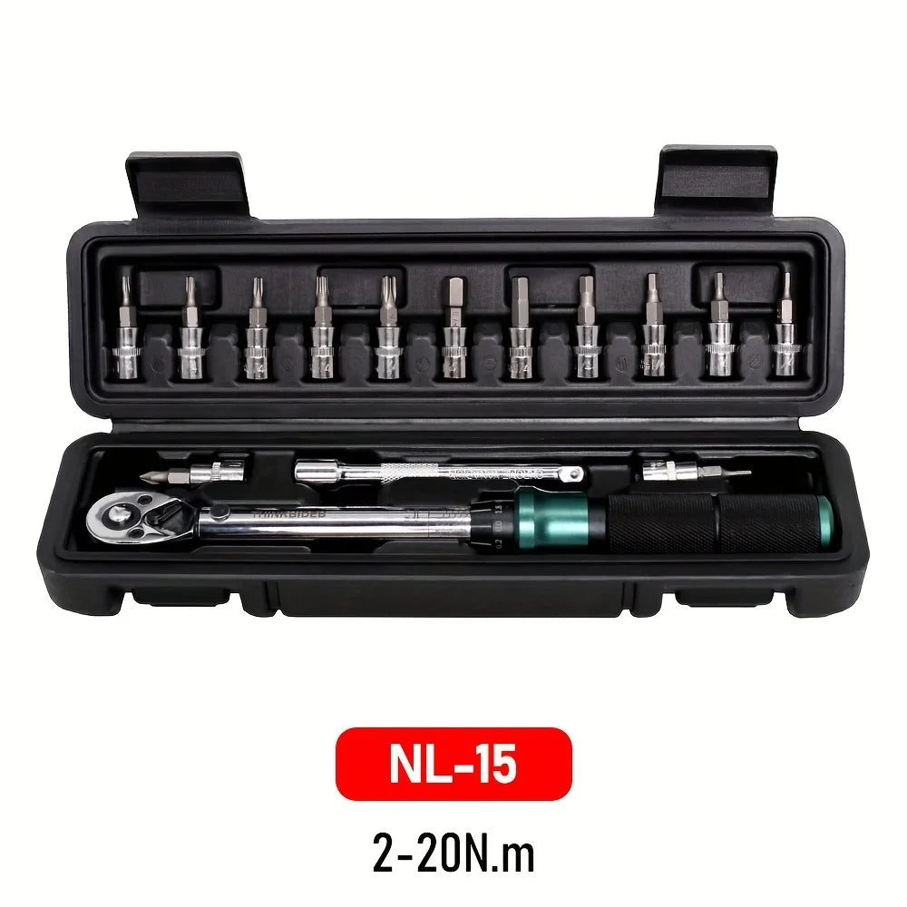 2025 Viral ThinkRider NL-15 Bike Torque Wrench Kit - Professional Allen Key Socket Spanner Cycling Repair Dazzle