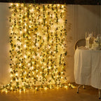 Flower Green Leaf String Lights Artificial Vine Fairy Lights Battery Powered Christmas Tree Garland Light for Weeding Home Decor Dazzle Frenzy
