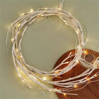 48 LED Birch Vine Lights  Battery  Power Artificial Branch Vine Light for Christmas Fireplaces Tables Indoors And Outdoors Decor Dazzle Frenzy